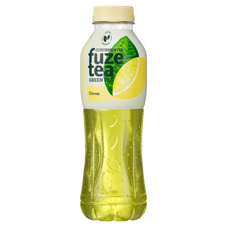 FUZETEA Zero Zöld tea a Citrom ízével műanyag palack