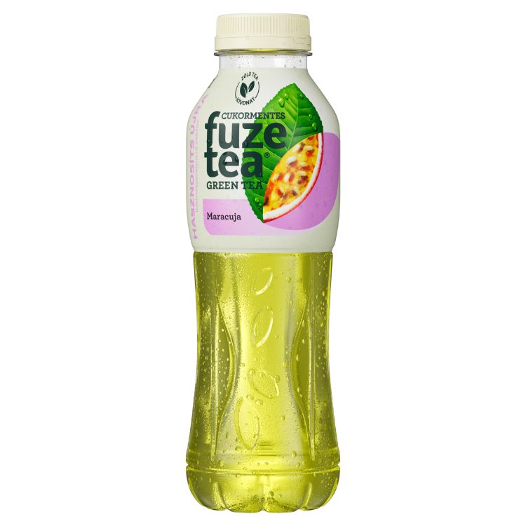FUZETEA Zero Zöld tea Maracuja ízével műanyag palack