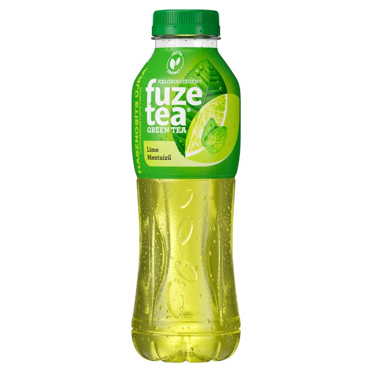 FUZETEA Zöld tea Lime és Menta műanyag palack