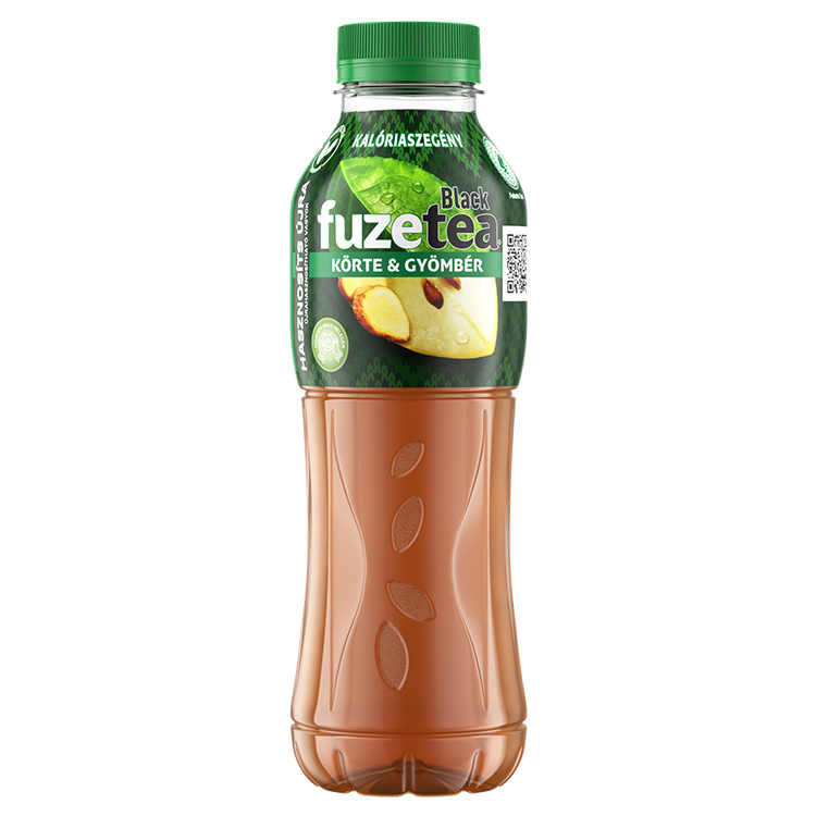 Fuze Tea Fekete tea Körte és Gyömbér műanyag palack