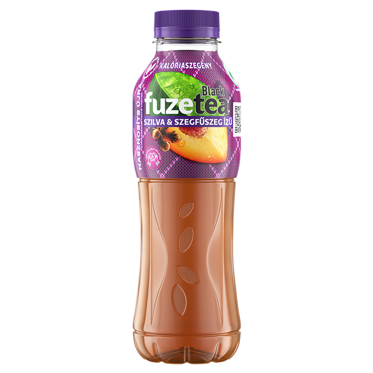 FUZETEA Fekete tea Szilva és Szegfűszeg műanyag palack
