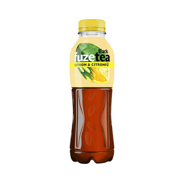 FUZETEA Fekete tea Citrom és Citromfű műanyag palack