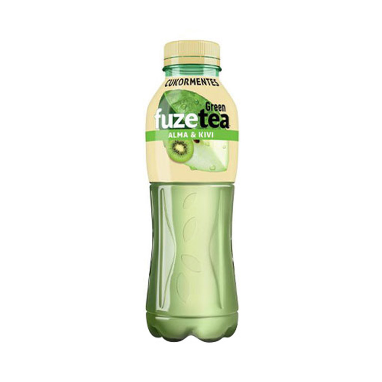 FUZETEA Zero Zöld tea az Alma és Kivi ízével műanyag palack
