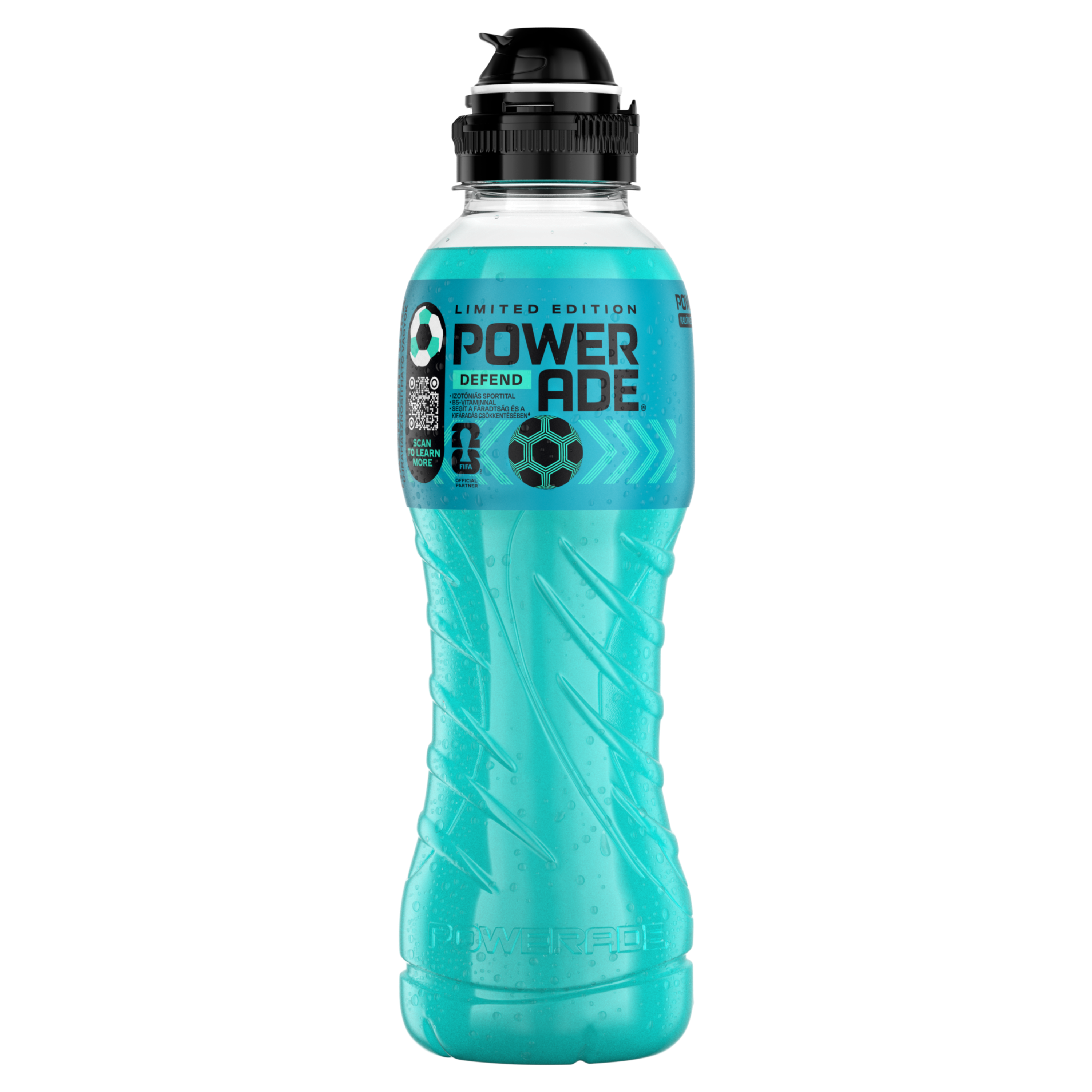 Powerade Playstyles Defend műanyag palack