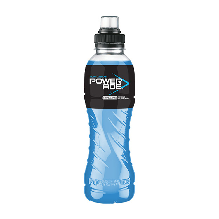 Powerade mountain blast műanyag palack
