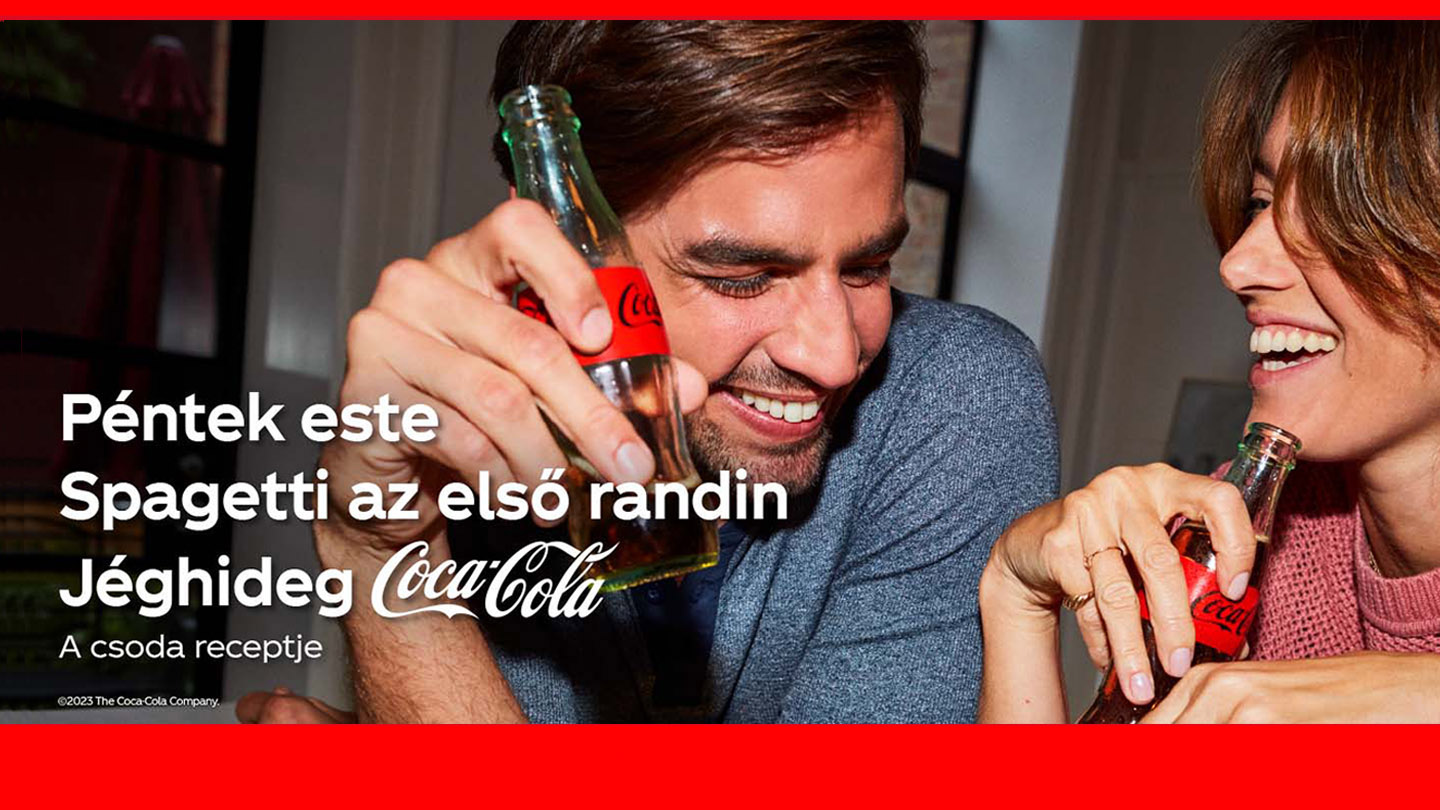 Coca-Cola fogások: péntek este, spagetti az első randin, jéghideg Coca-Cola