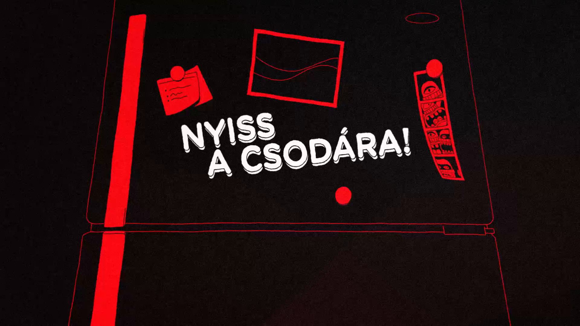 „Nyisd ki a szád” kóla hirdetés fekete háttérrel