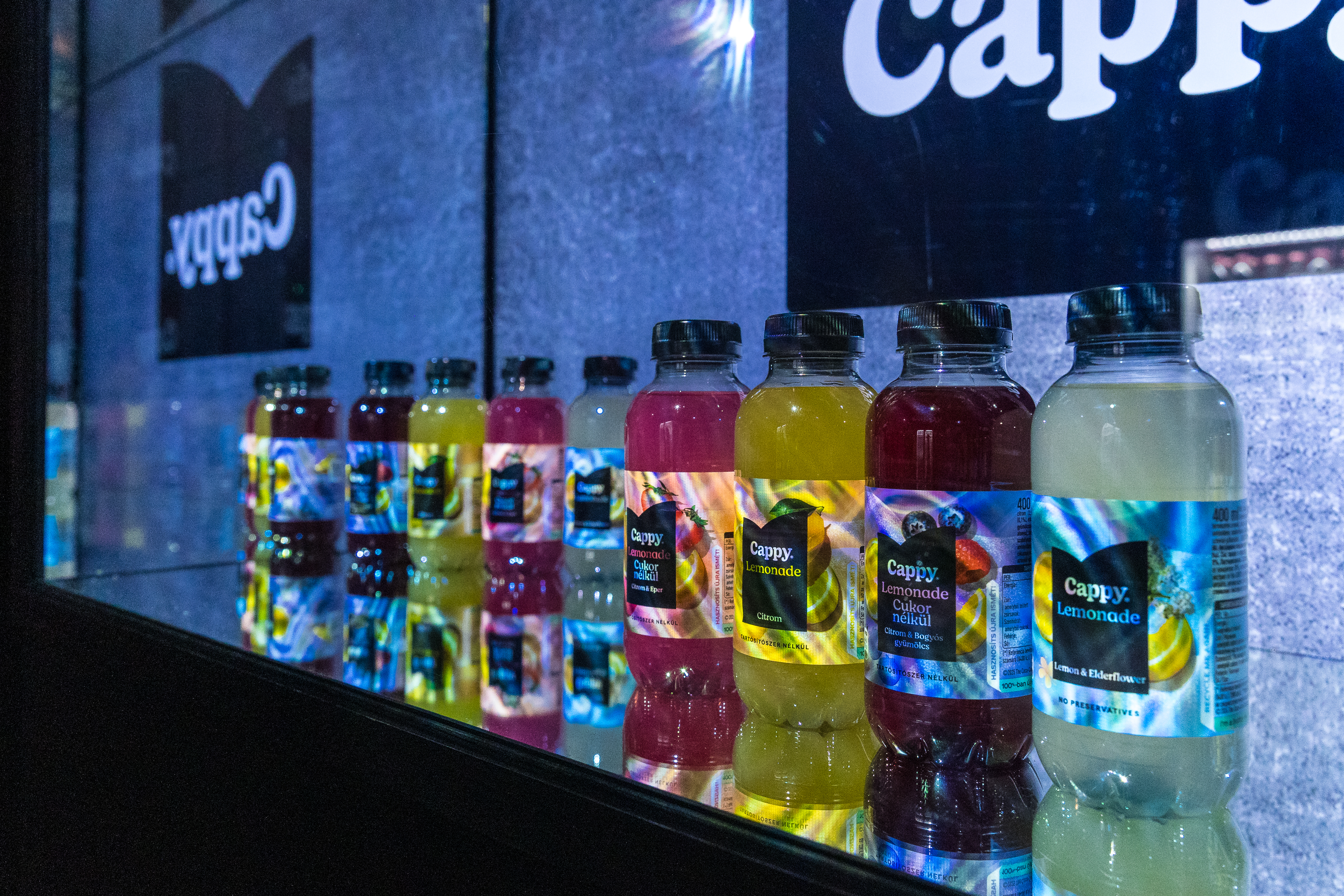 Cappy Lemonade összes termékének bemutatója