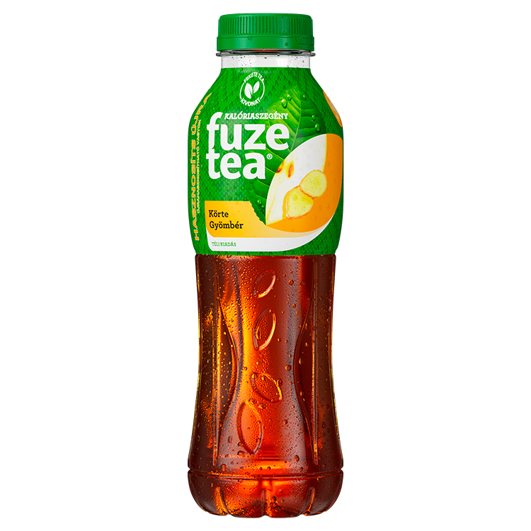 Fuze Tea Fekete tea Körte és Gyömbér műanyag palack