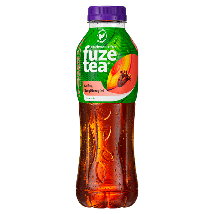 FUZETEA Fekete tea Szilva és Szegfűszeg műanyag palack