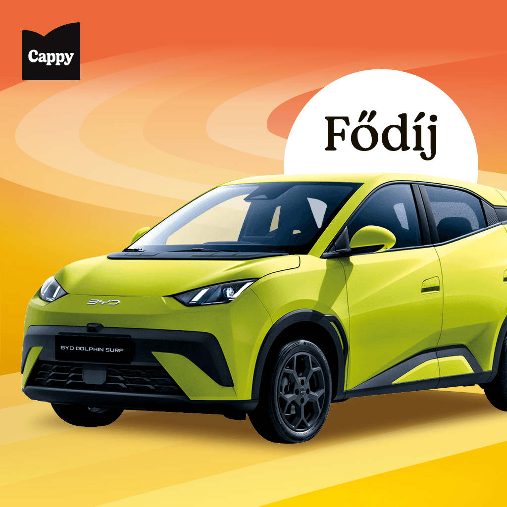 Cappy főnyeremény BYD Dolphin elektromos autó