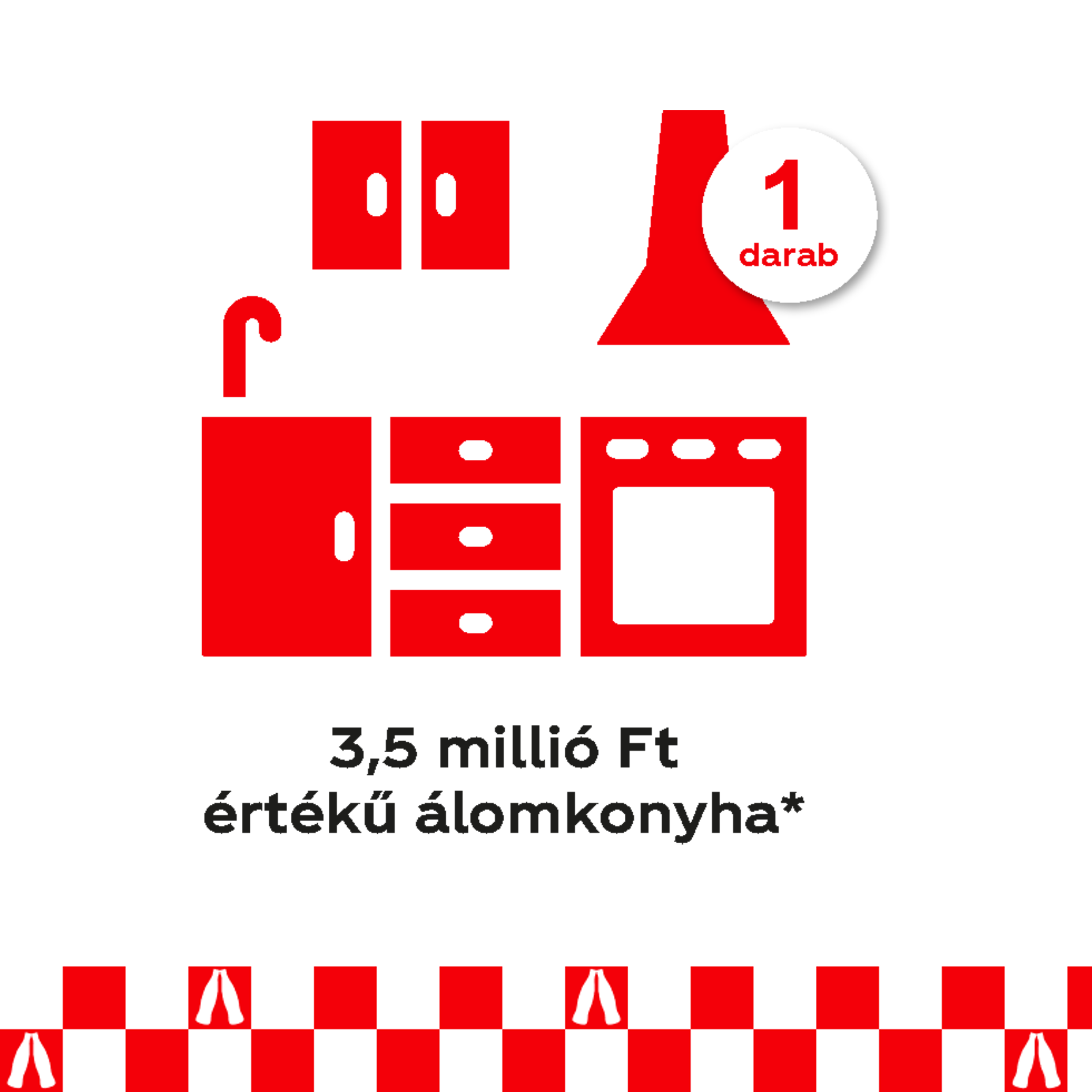 Főnyeremény: 3,5 millió forintos Álomkonyha