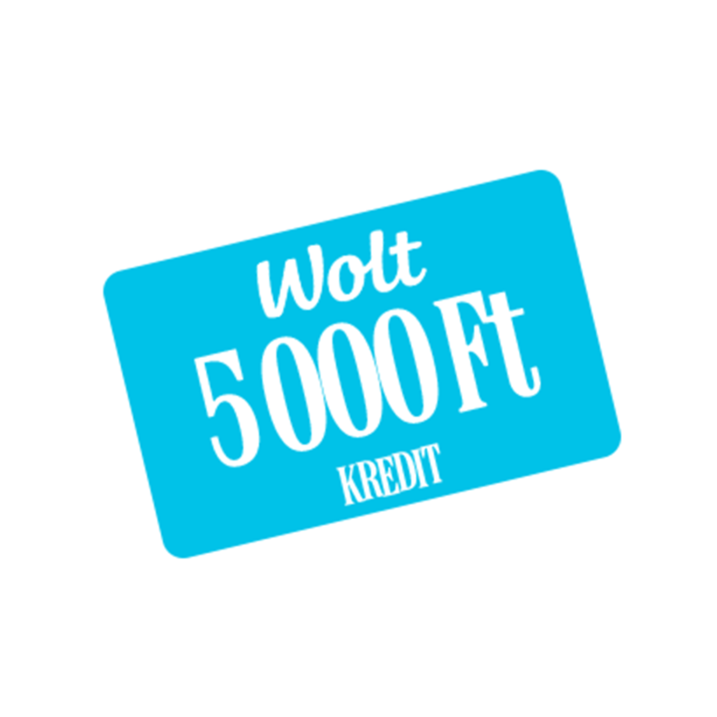 WOLT 5000 Ft értékű kredit