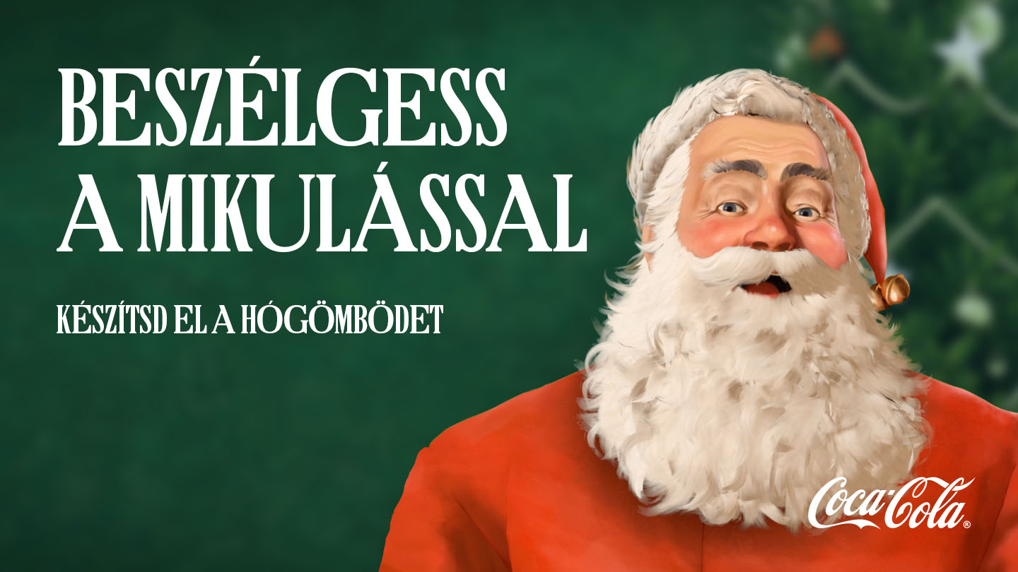 Beszélgess a Mikulással. Készítsd el és oszd meg másokkal is a hógömbödet.