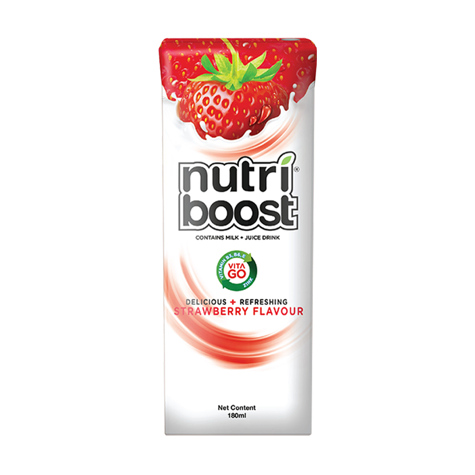 NUTRIBOOST Stroberi - Karton 180ml