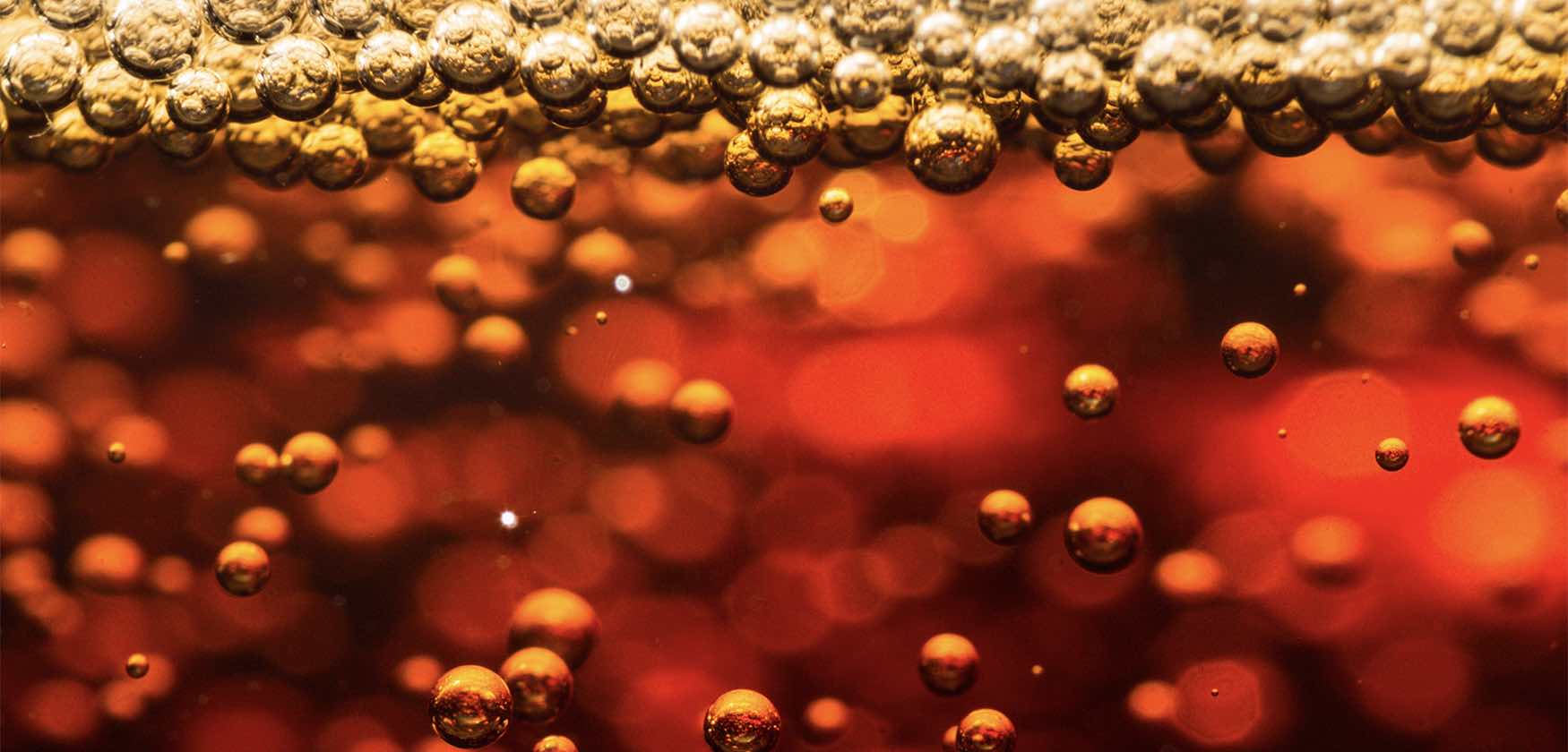 Coca-Cola bubbles