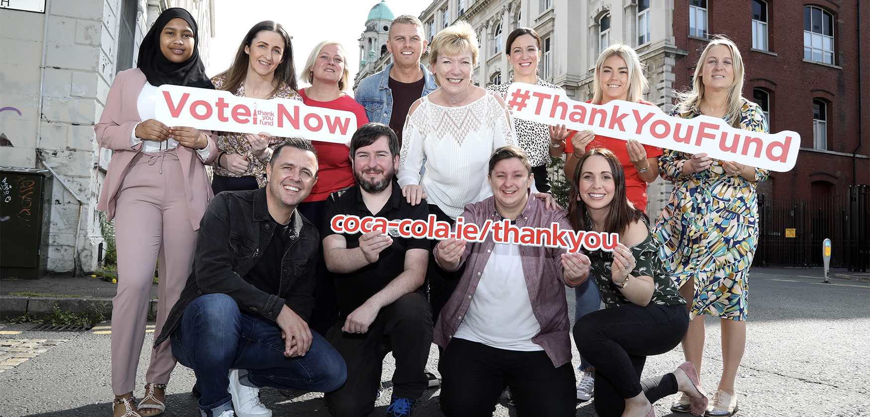 People posing and smiling