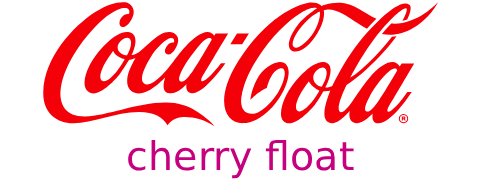 Coca-Cola Cherry Float Logo