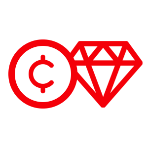 icon showing you need to use gems