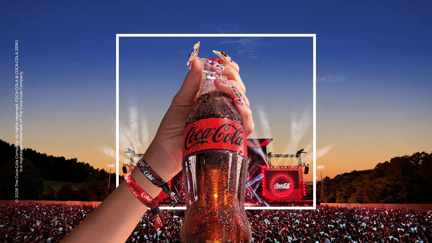 coca-cola music banner