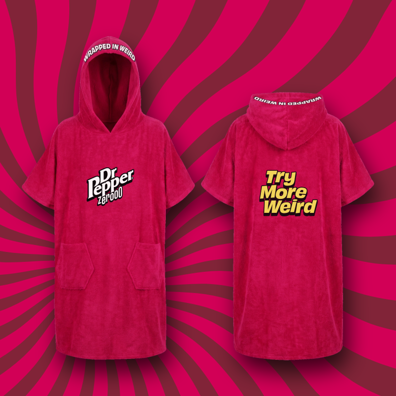 Dr Pepper Hooded robe