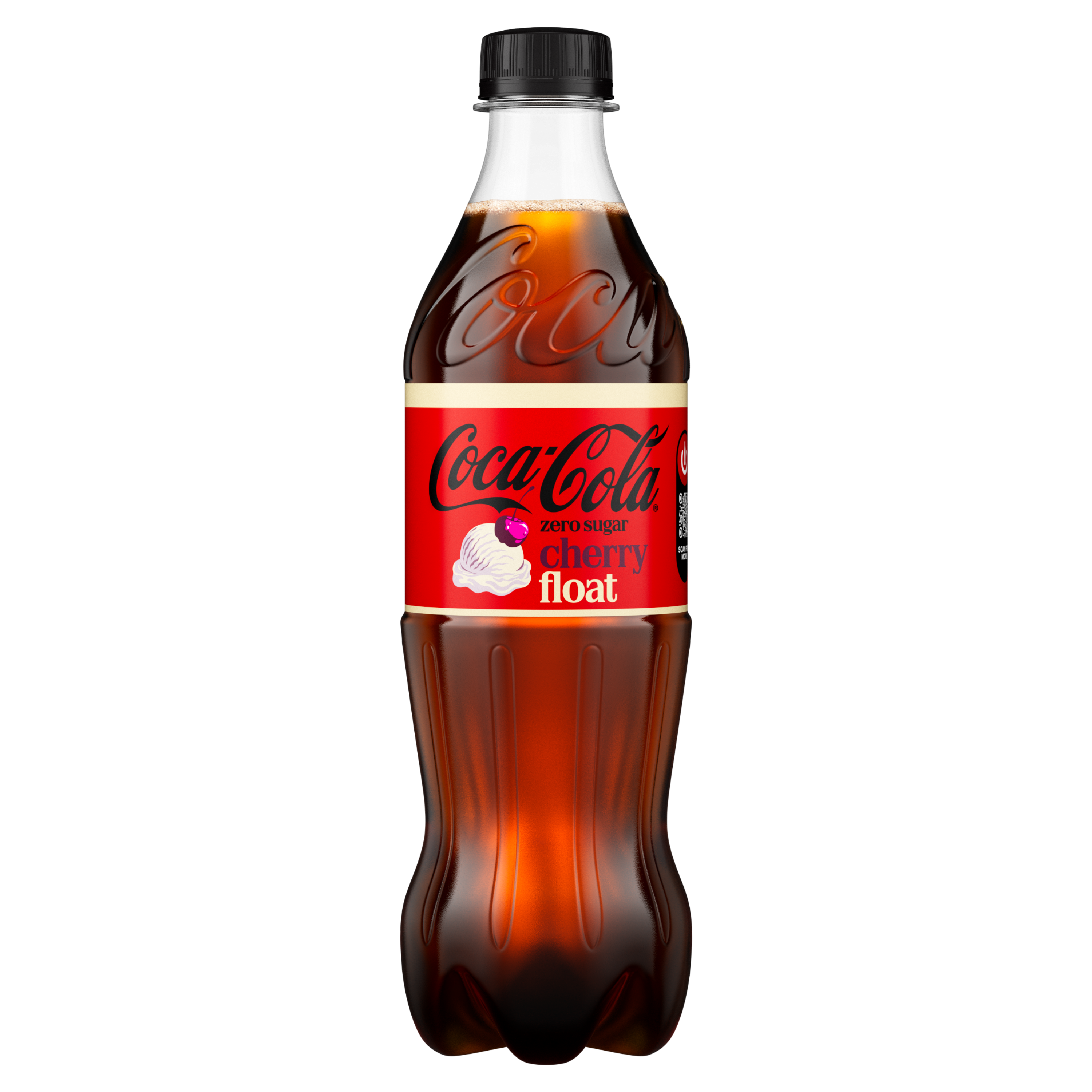 Coca-Cola Zero Sugar Cherry Float Flavour Bottle