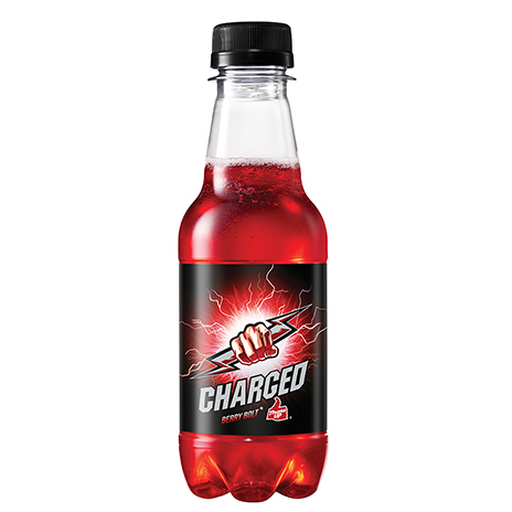 Bottle of Thums Up Charged