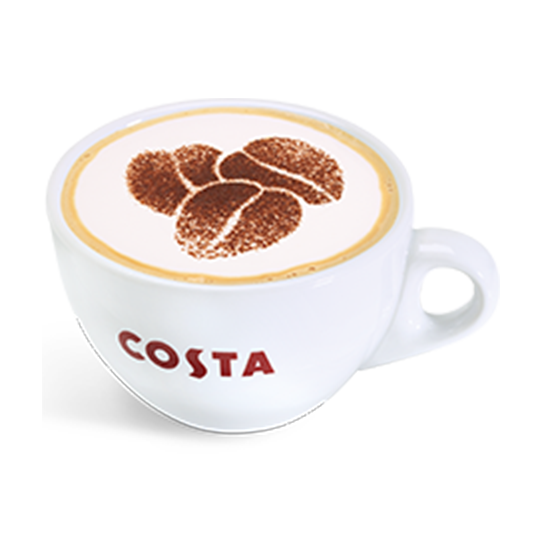 Cup of Costa capuccino