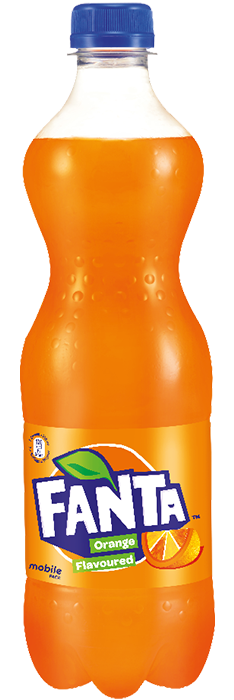 Bottle of Fanta orange