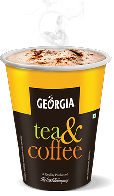 Cup of Georgia cappuccino