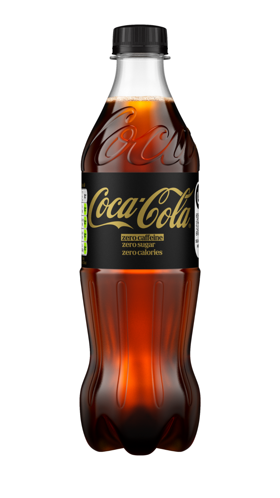 Flaska af Coca-Cola án sykurs koffínlaust