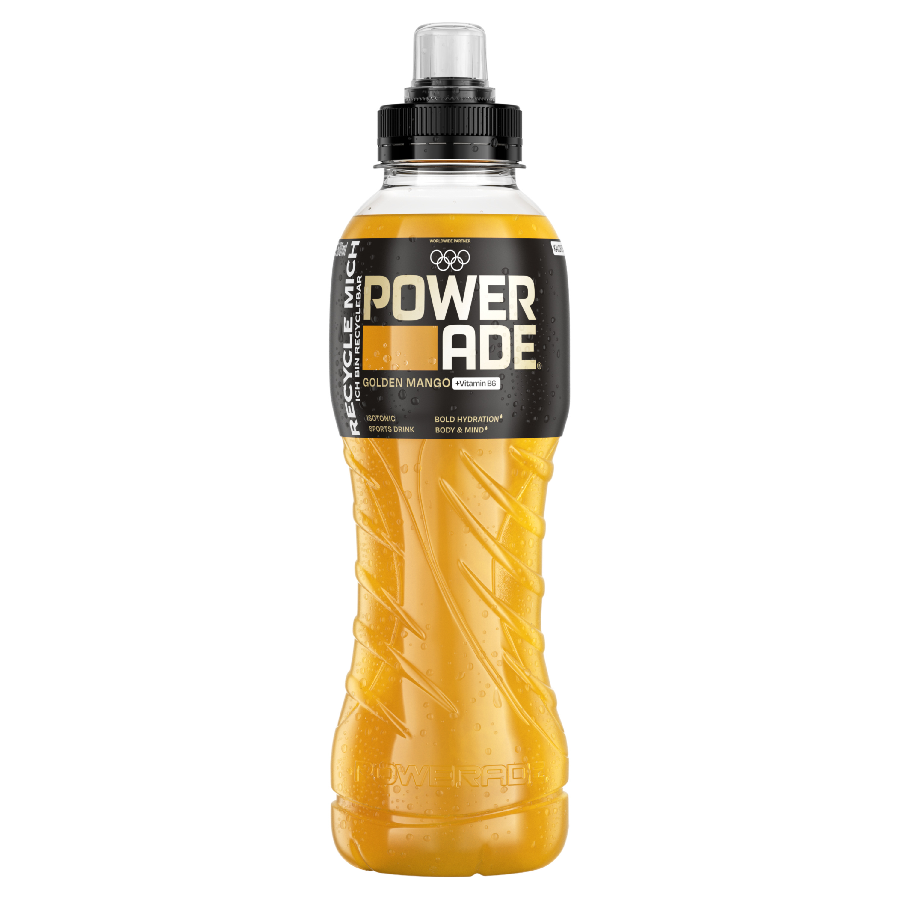 Flaska af Powerade® Golden Mango