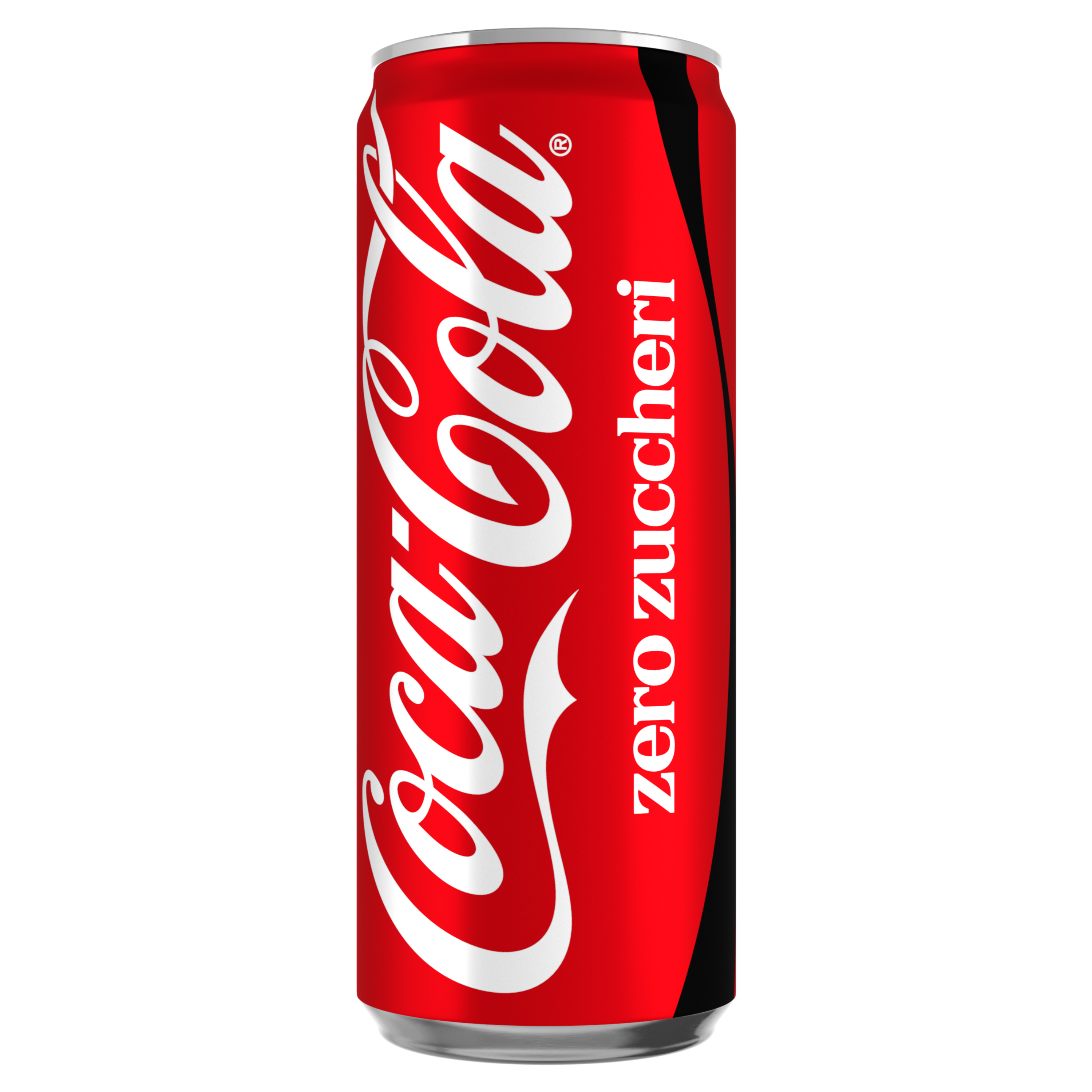 Una lattina di Coca-Cola Zero Zuccheri.