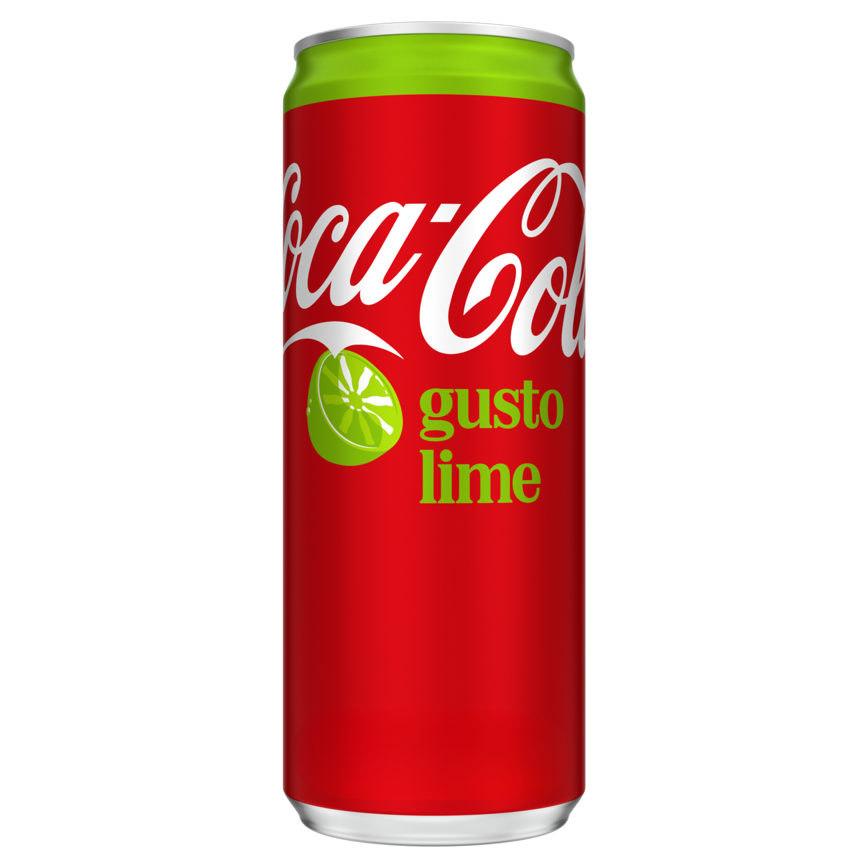 Una lattina di Coca-Cola lime.