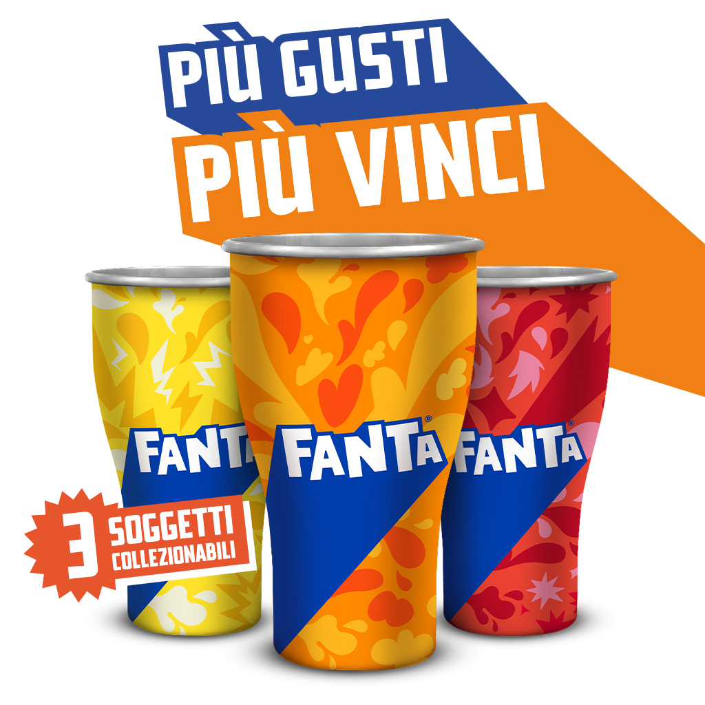 bicchieri Fanta