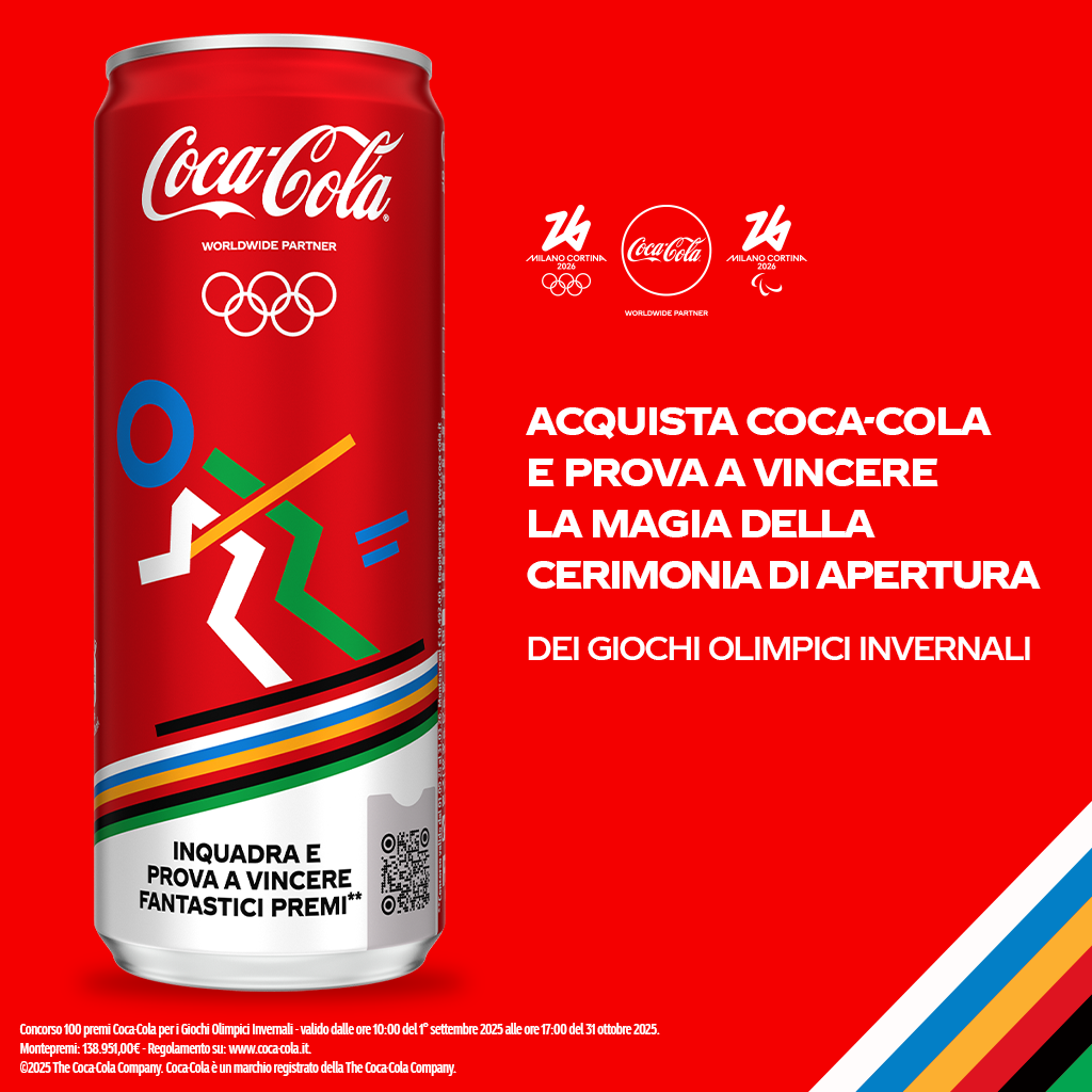 Acquista Coca-Cola, prova a vincere magici premi e diffondi la magia del Natale