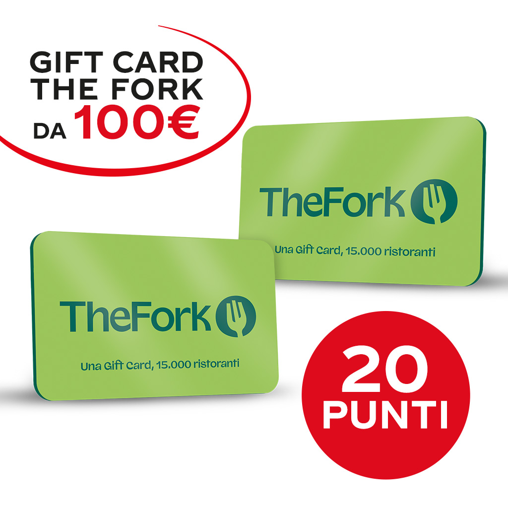 Prova a vincere la card The Fork da 100 euro