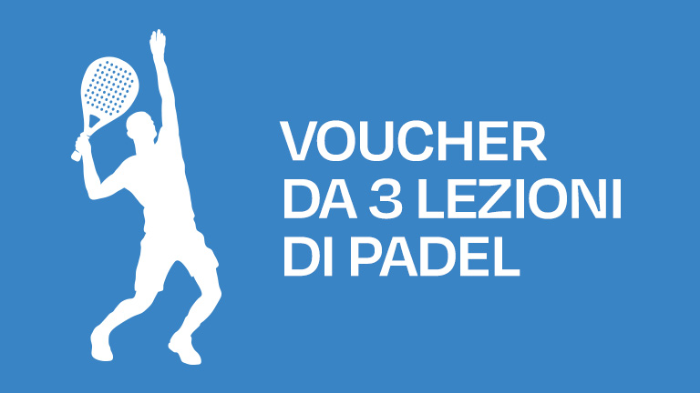 Voucher da 3 lezioni di Padel