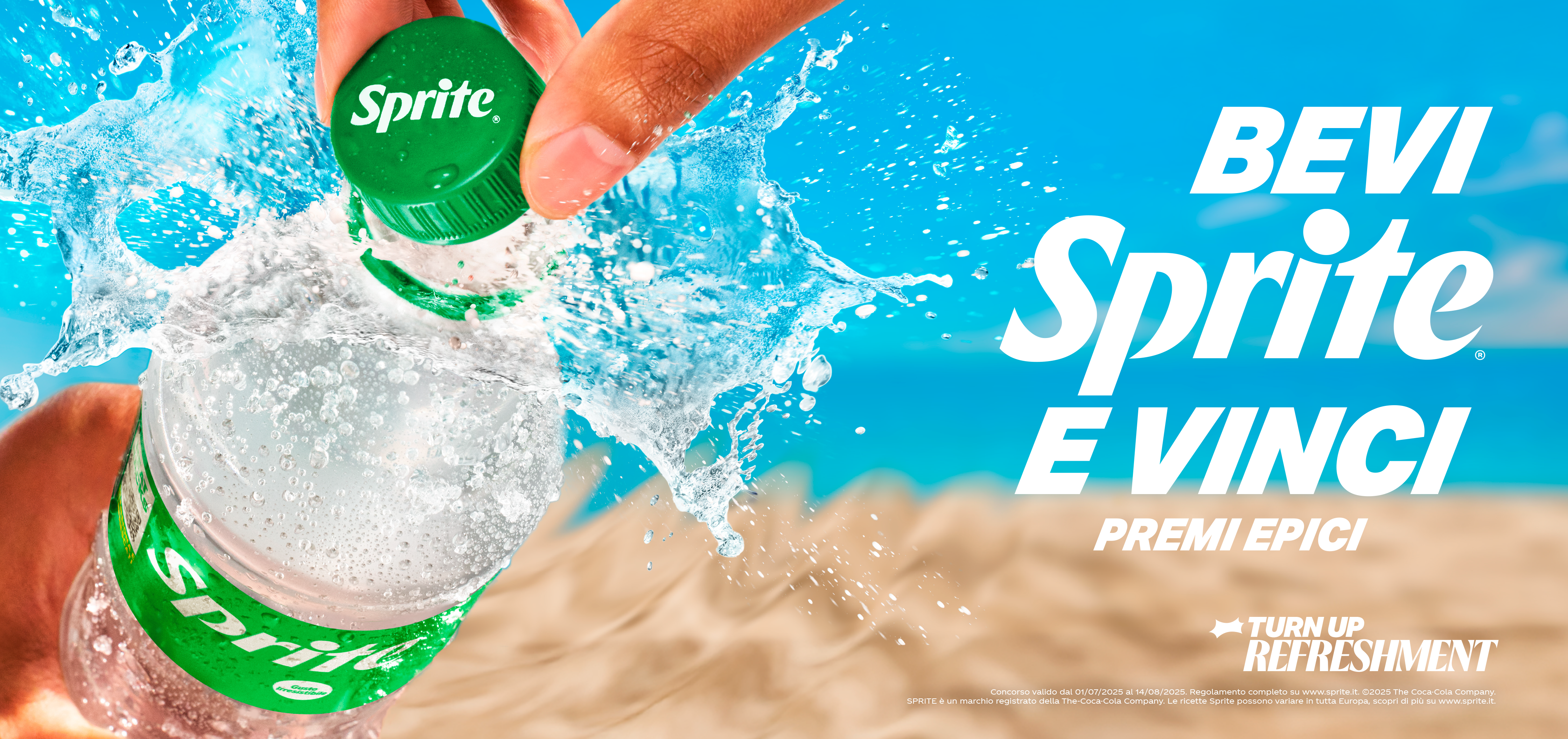 Bevi Sprite e Vinci