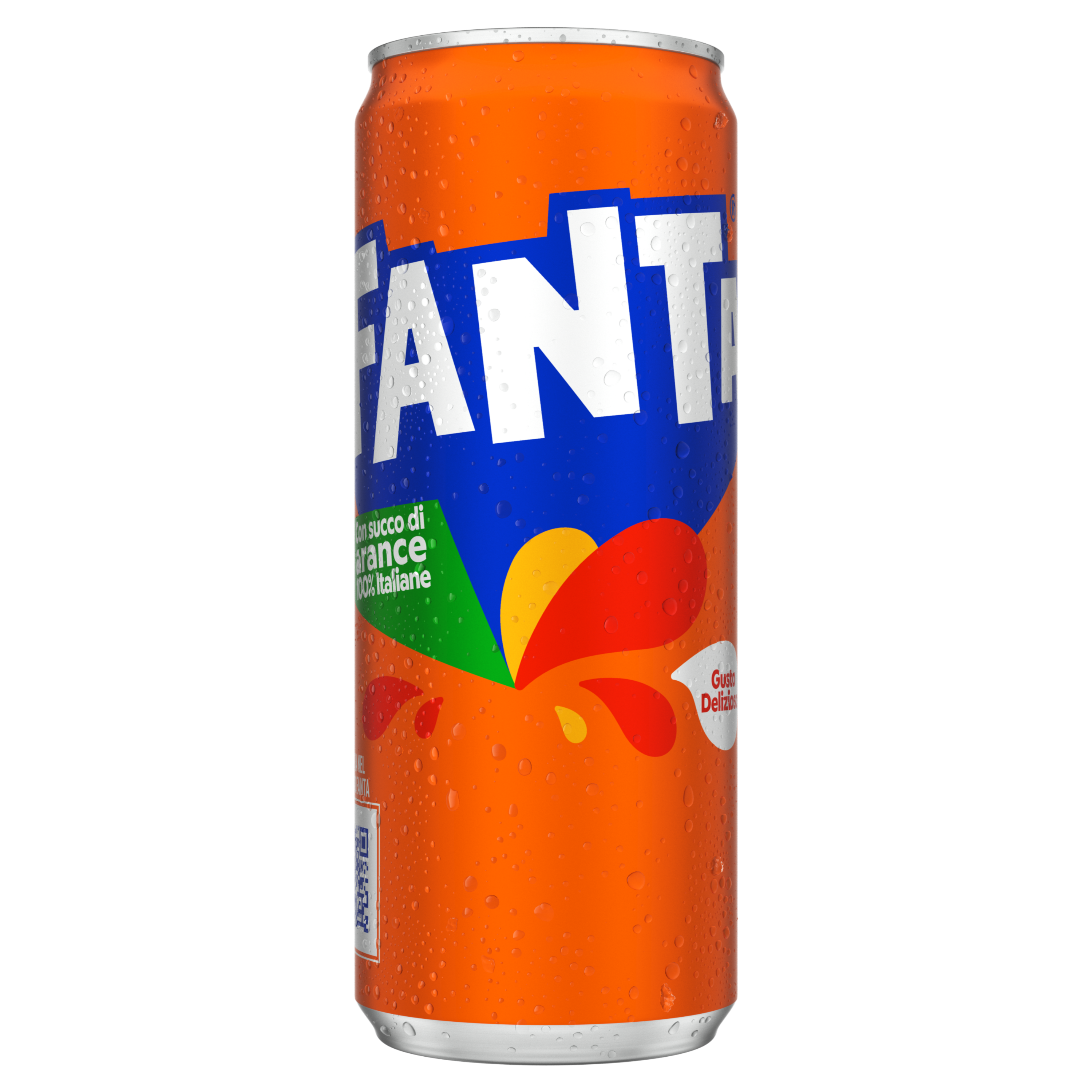 Una bottiglia di Fanta Original in vetro.