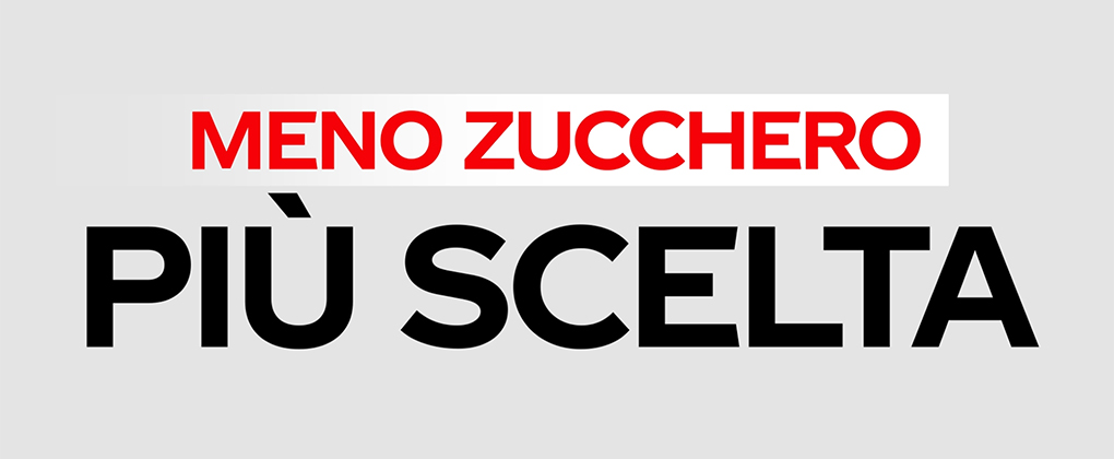Meno zucchero, piu’ scelta