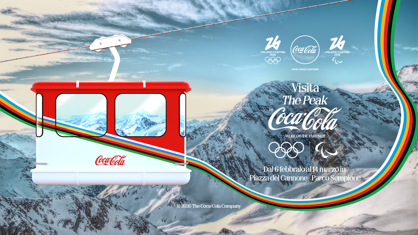 the peak image for MIlano Cortina winter olympics