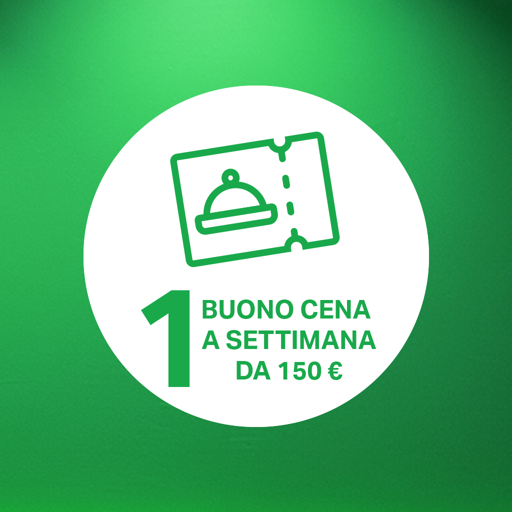 Icona di un buono cena