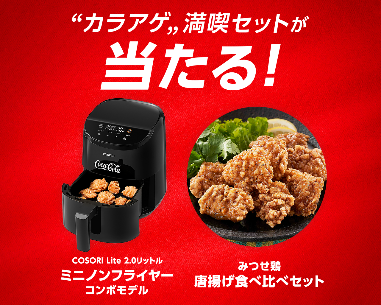“カラアゲ”満喫セットが当たる！