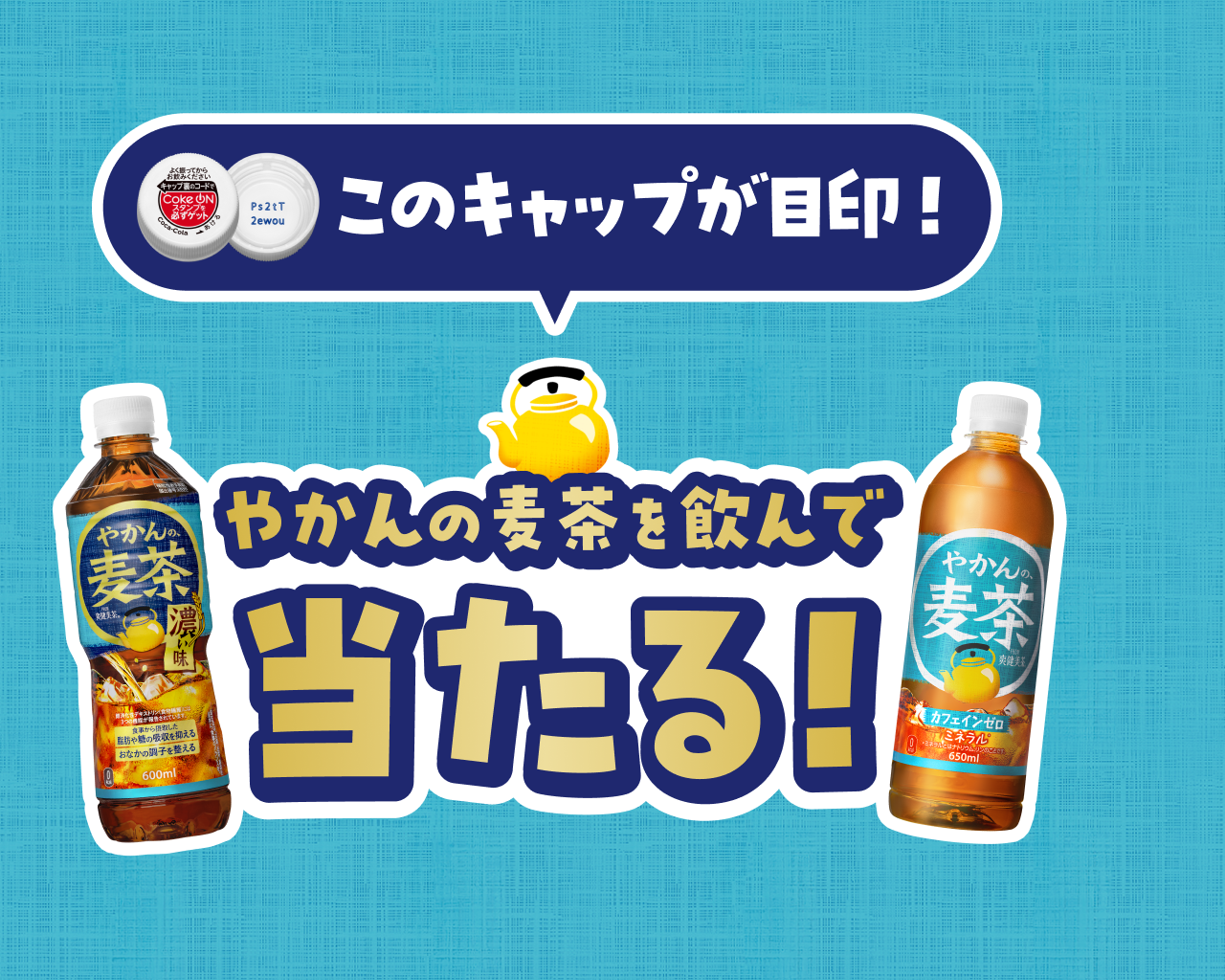 【総計約10万名様】やかんの麦茶を飲んで当たる！