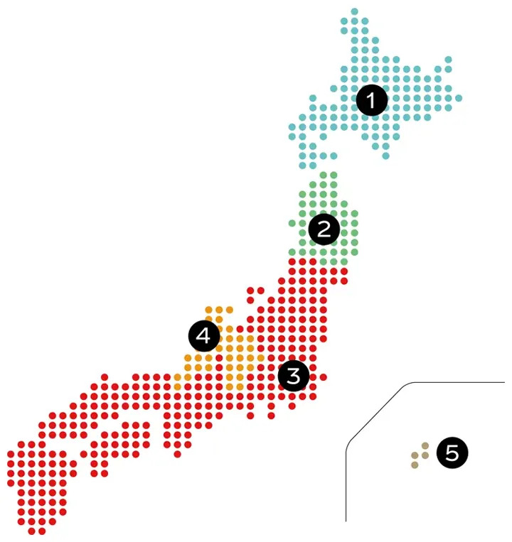 日本全国のボトラー社