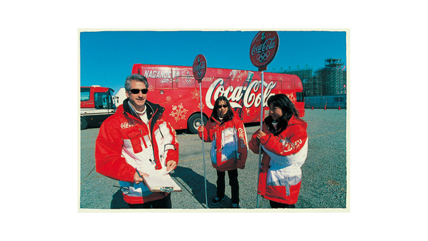 日本国内で開催された2回目の冬季オリンピック。コカ･コーラの支援は多岐にわたりました （長野1998）