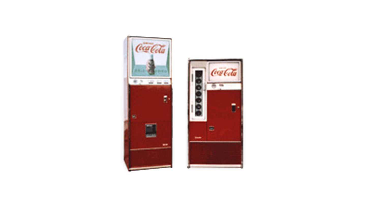 年代物のコカ・コーラの自動販売機