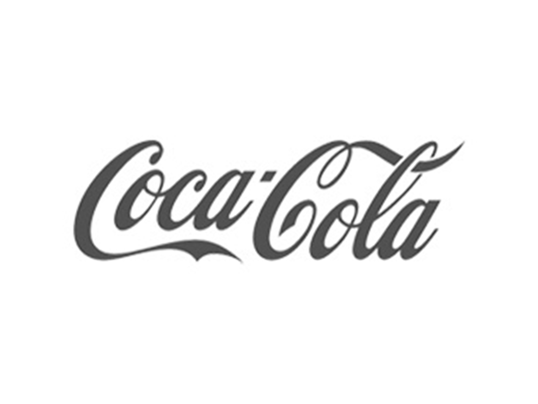 コカ・コーラの白黒ロゴ