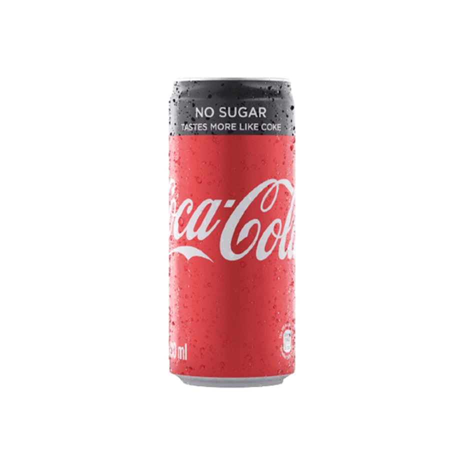 Coca-Cola No Sugar 200ml can